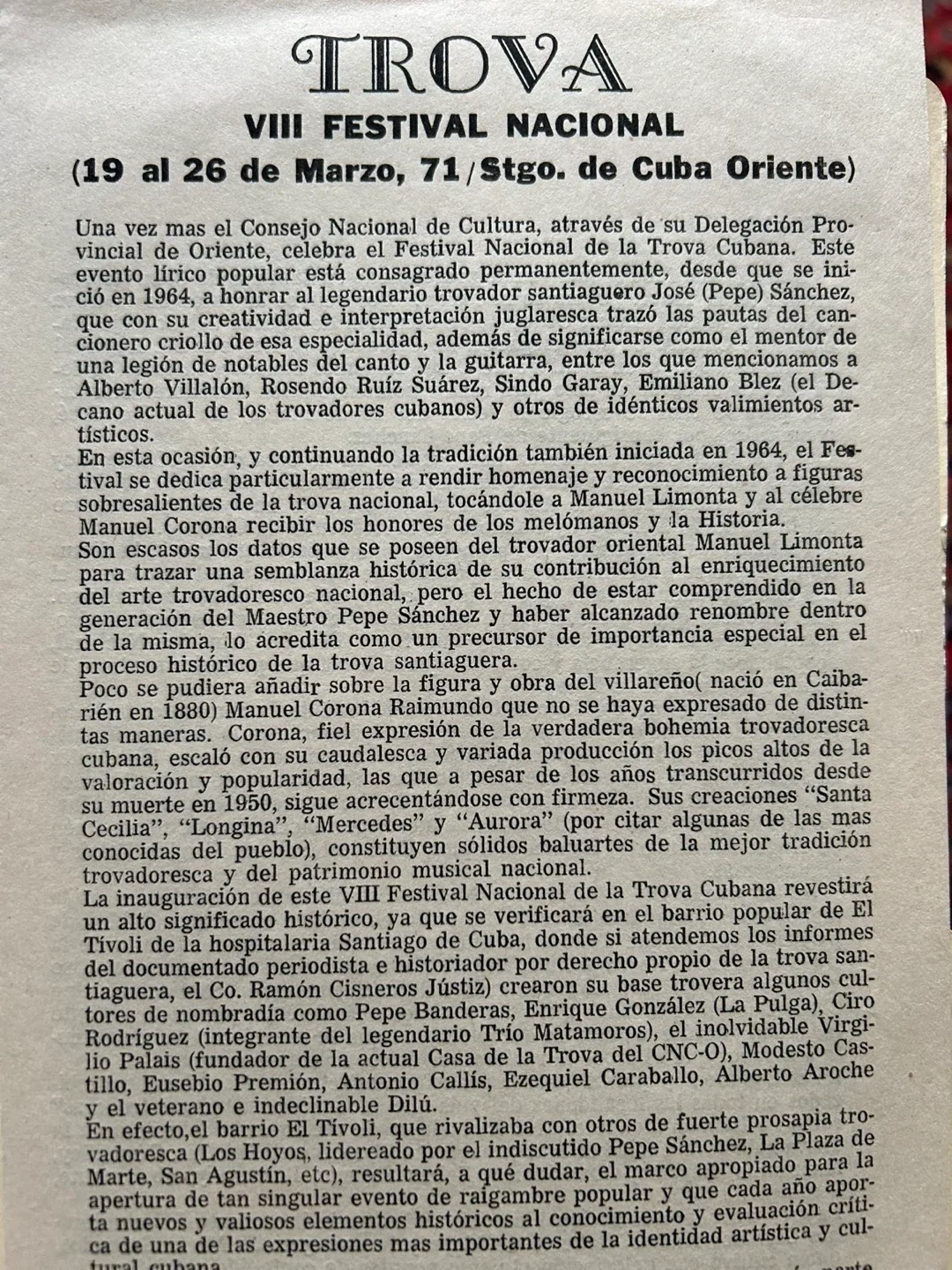 $30  Cuba art 1971 guitar poster graphic psychedelic vintage image indicator(5)