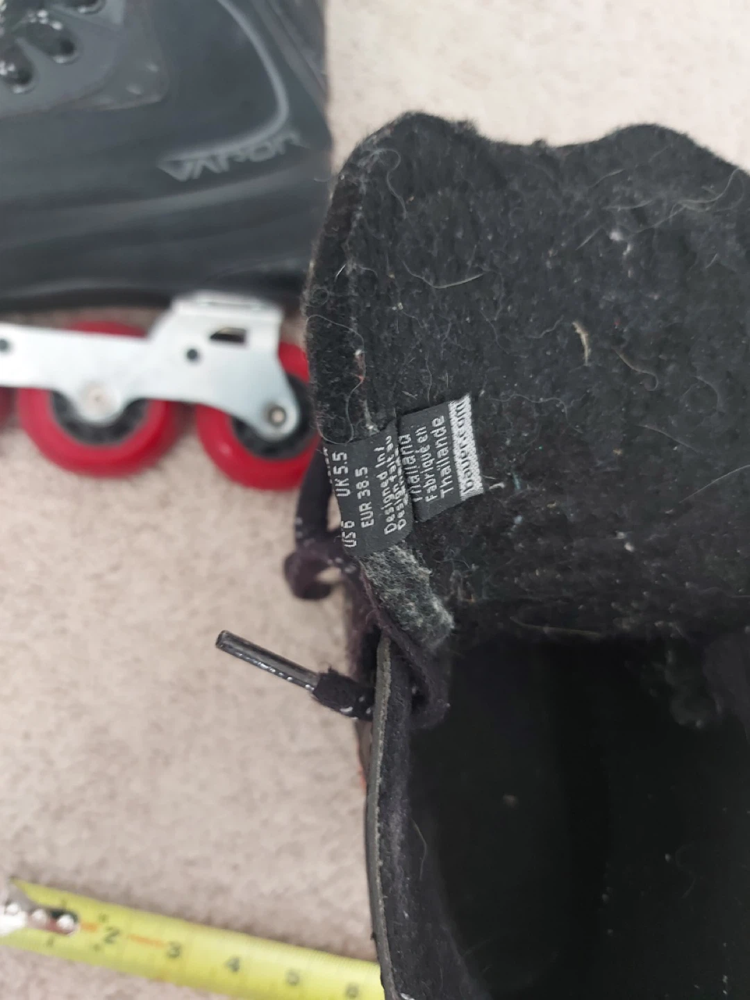 🥕 Bauer Vapor XR4 Inline Roller Skates - Size US 6 - photo 2