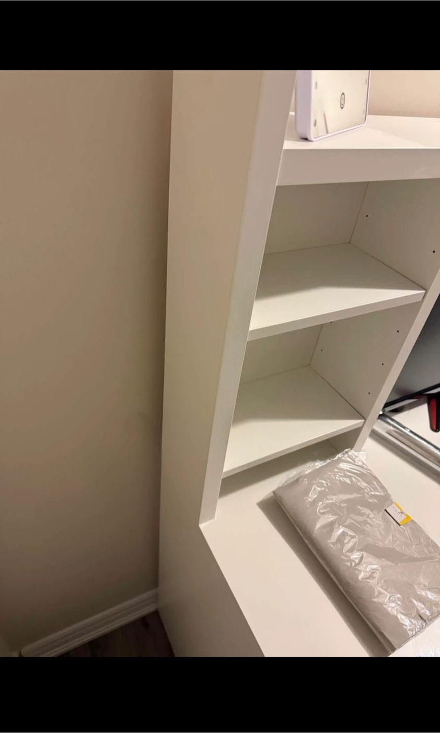 IKEA MICKE Desk with Hutch - White - photo 4