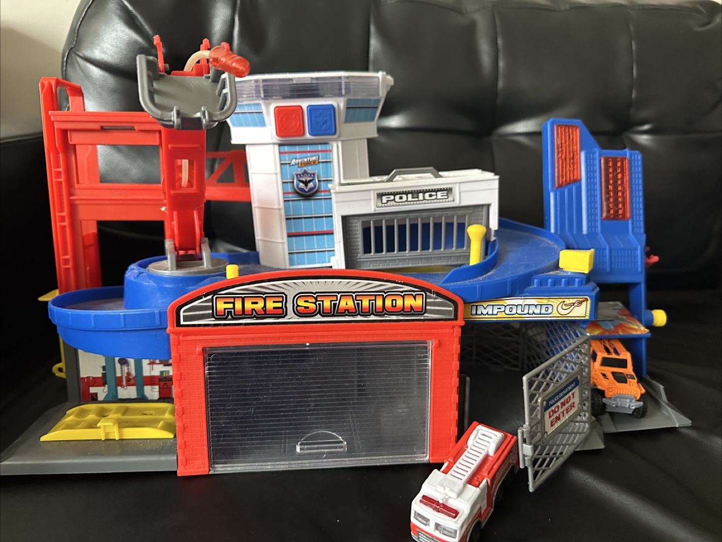 Fire Station & Police Station Playset