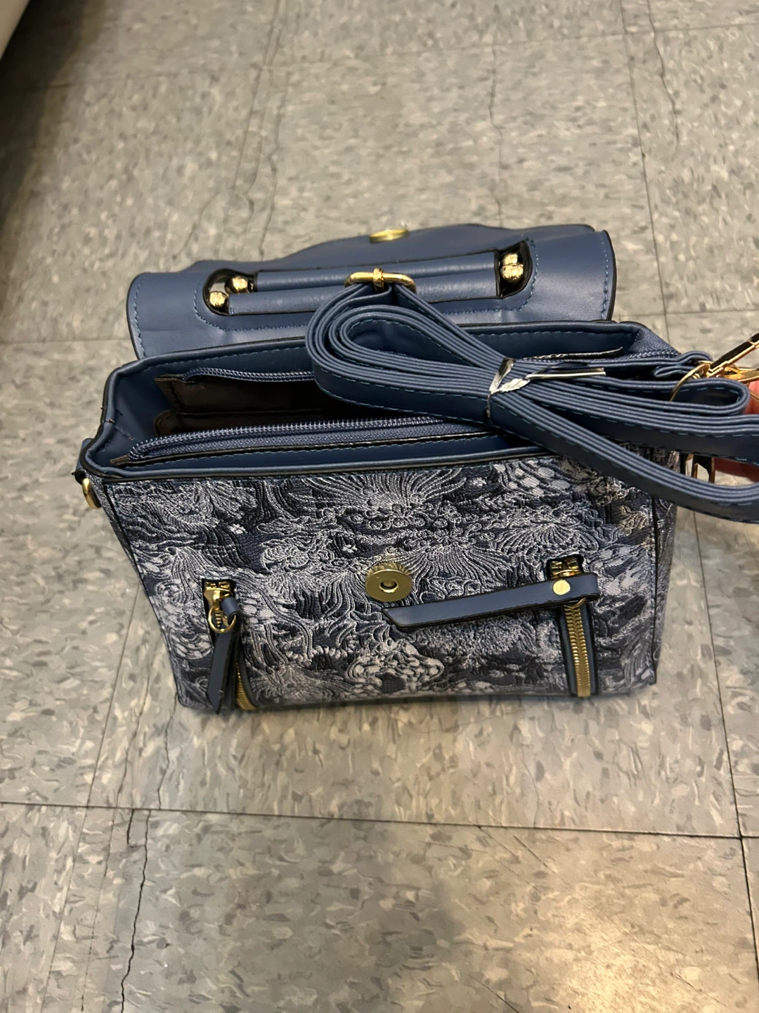 Blue Swan Decor Handbag - photo 2