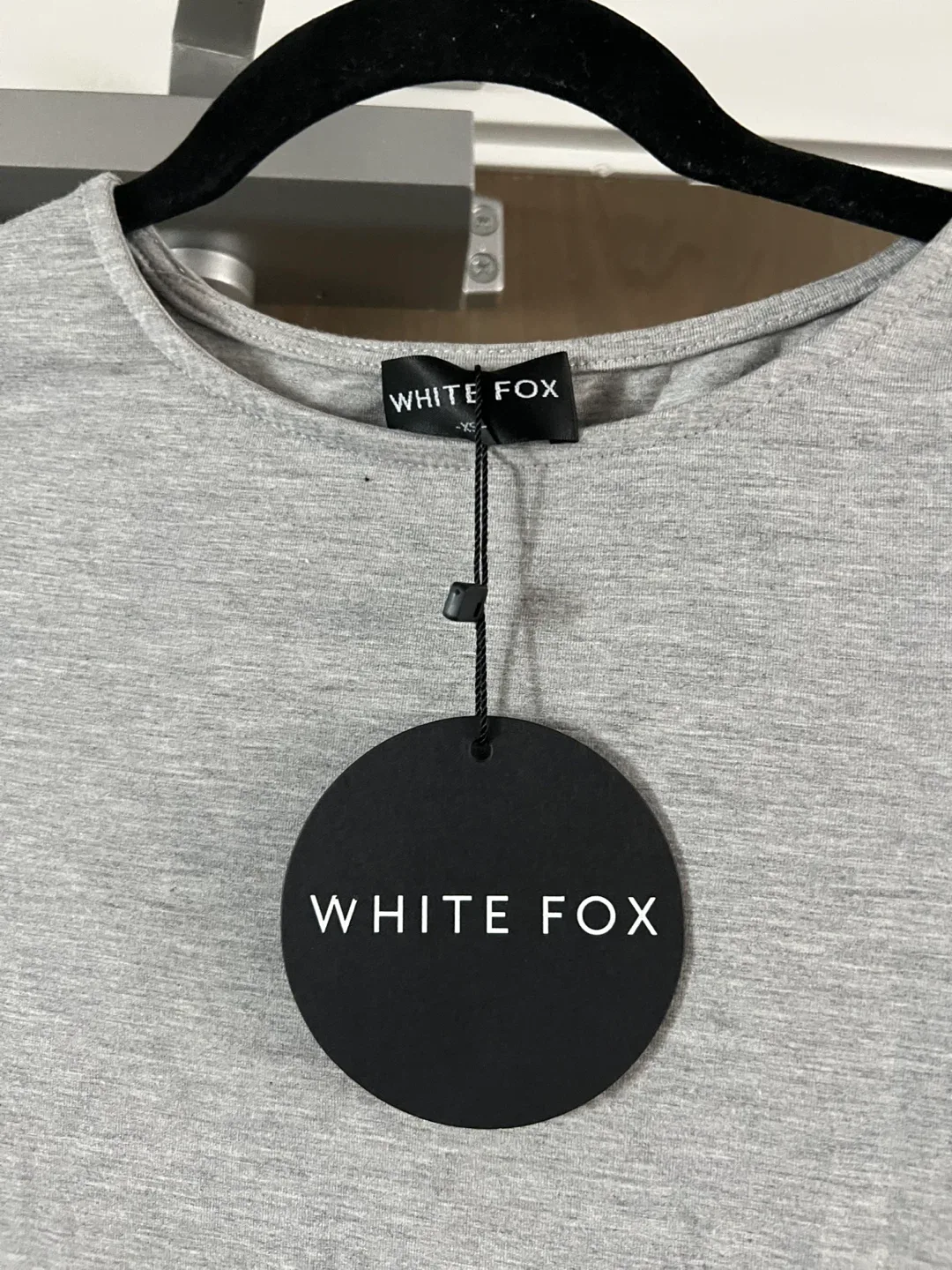 White Fox Grey Long Sleeve Top - Size XS thumbnail