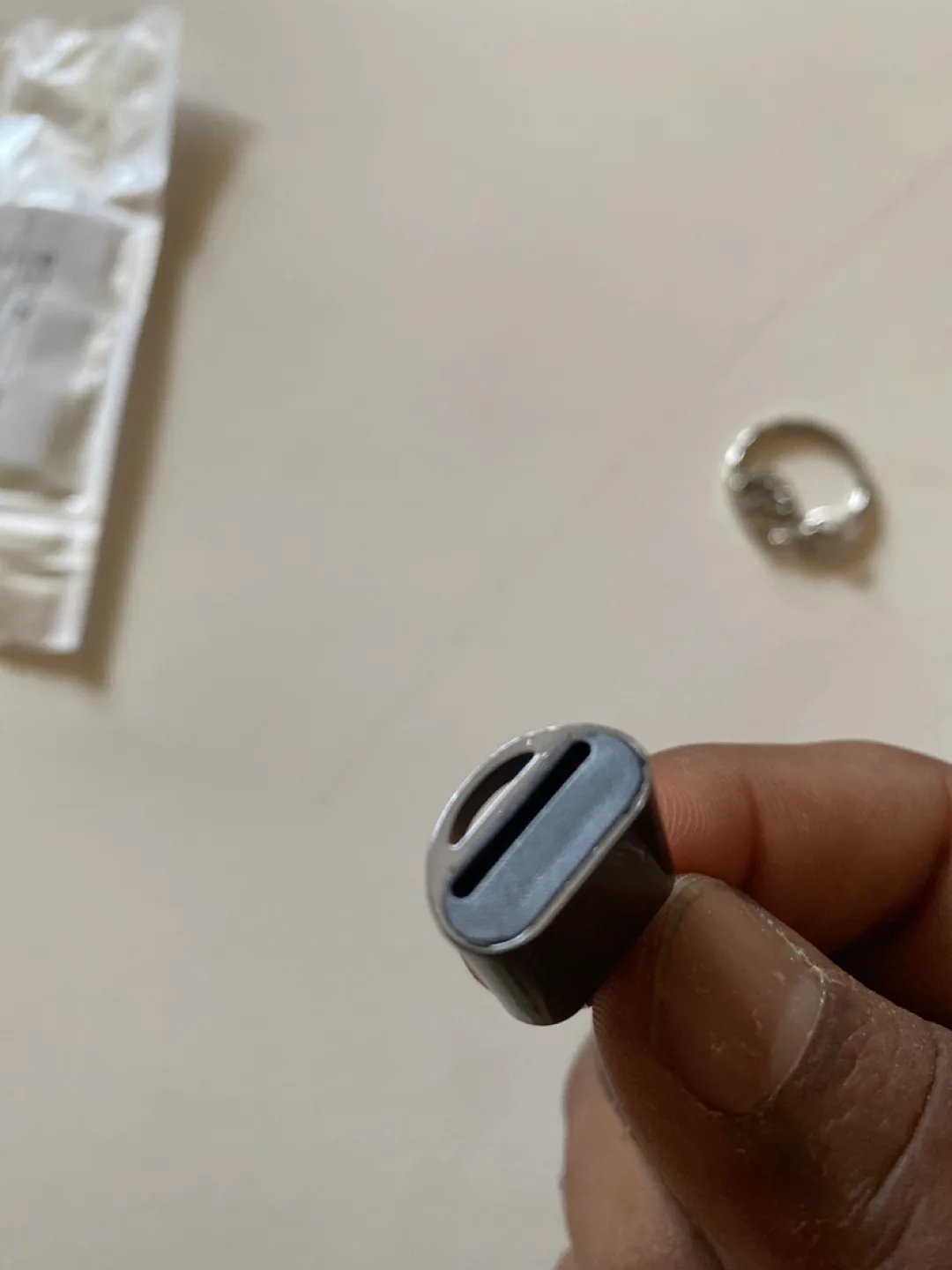 Apple Zinc Alloy Card Reader MINI USB Black image indicator(2)