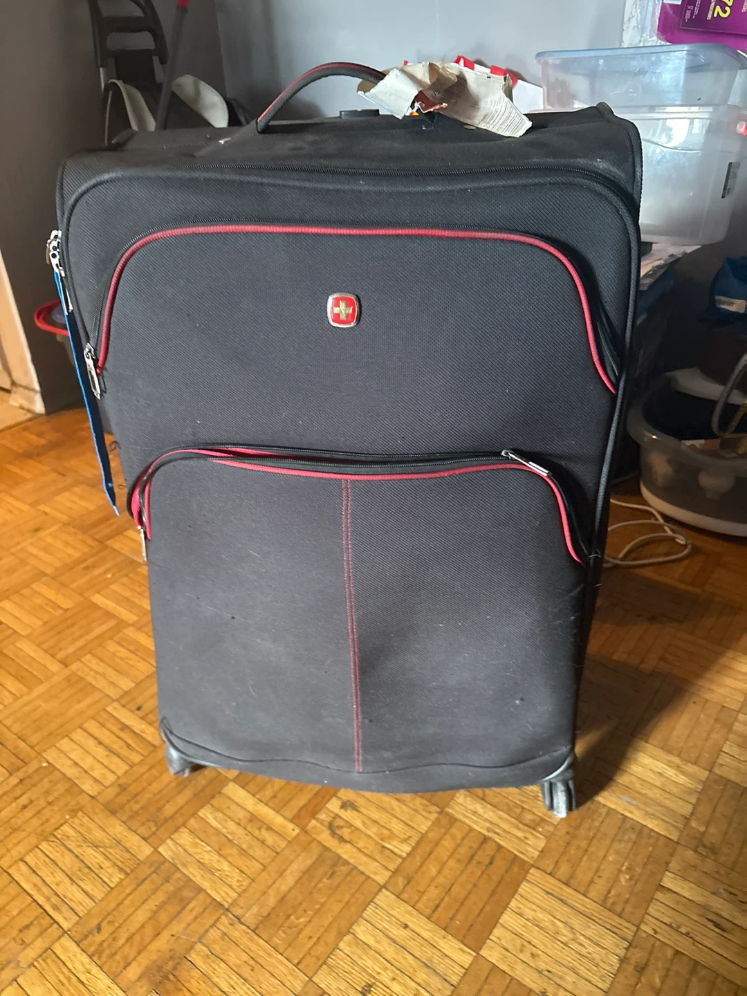 Swiss Gear Black Rolling Suitcase