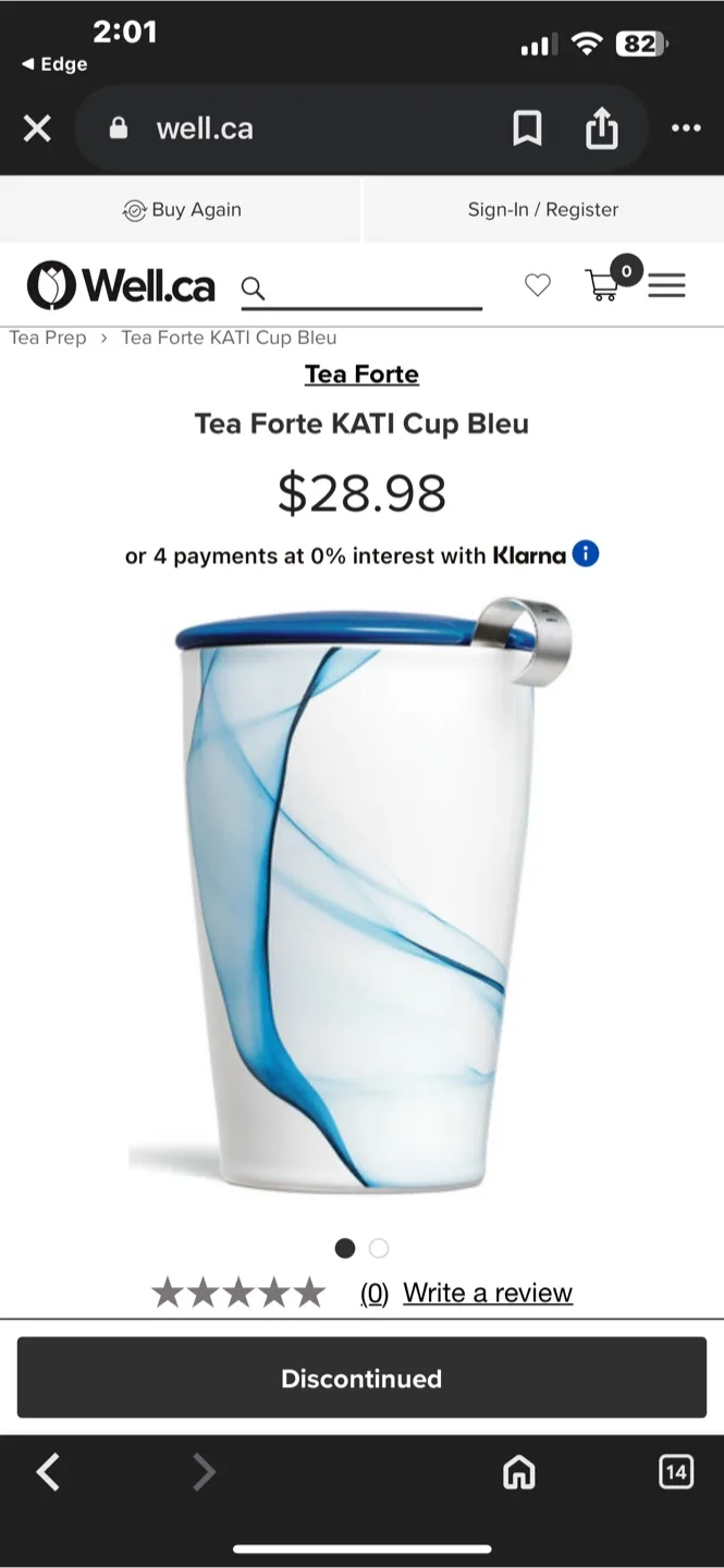 Tea Forte KATI Cup Bleu image indicator(3)