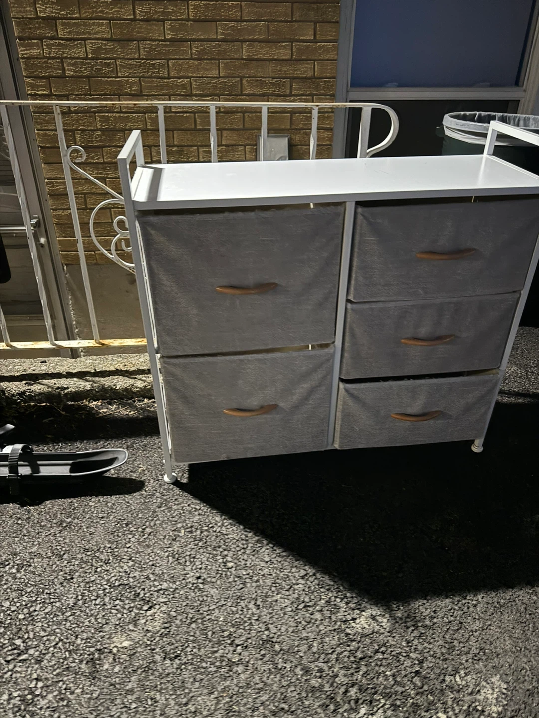 Fabric Drawer Dresser - Gray - photo 2