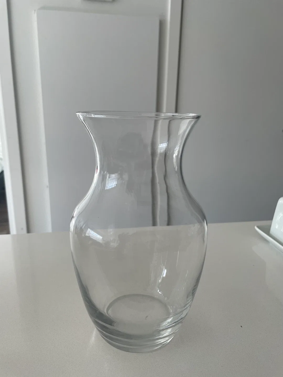 Clear Glass Vase thumbnail