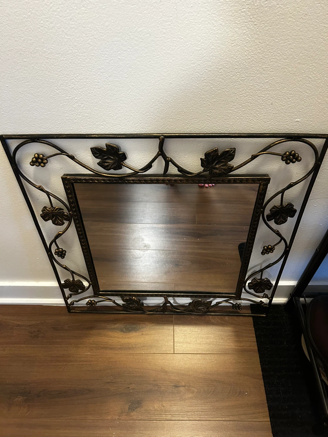 Decorative Metal Framed Wall Mirror