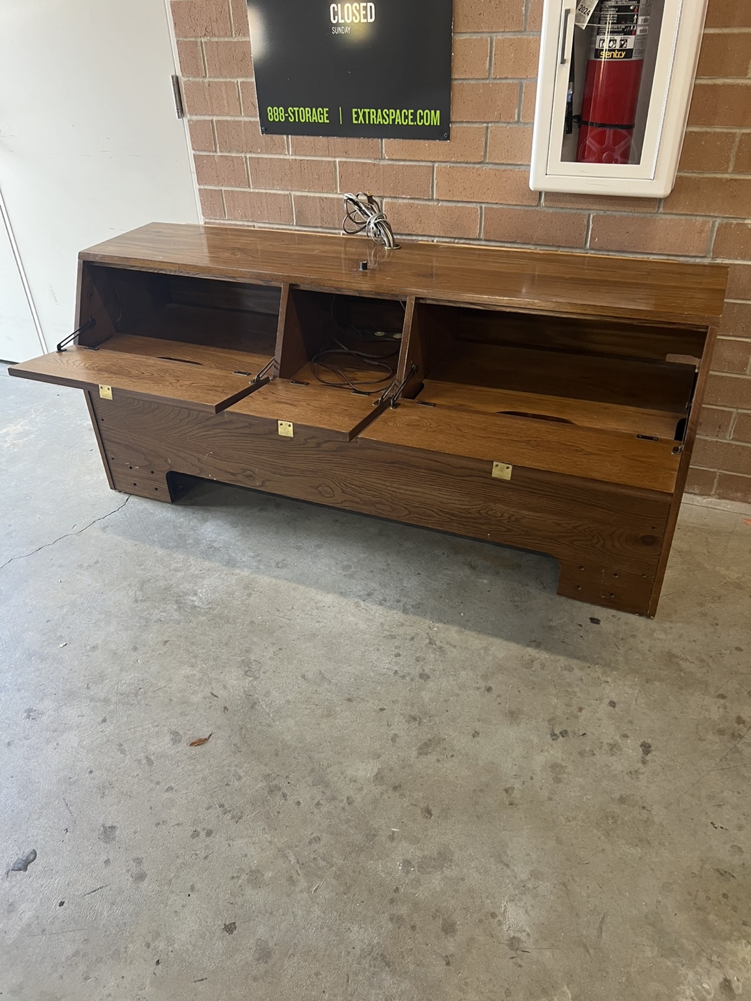 Queen Wooden Storage Cabinet - photo 3