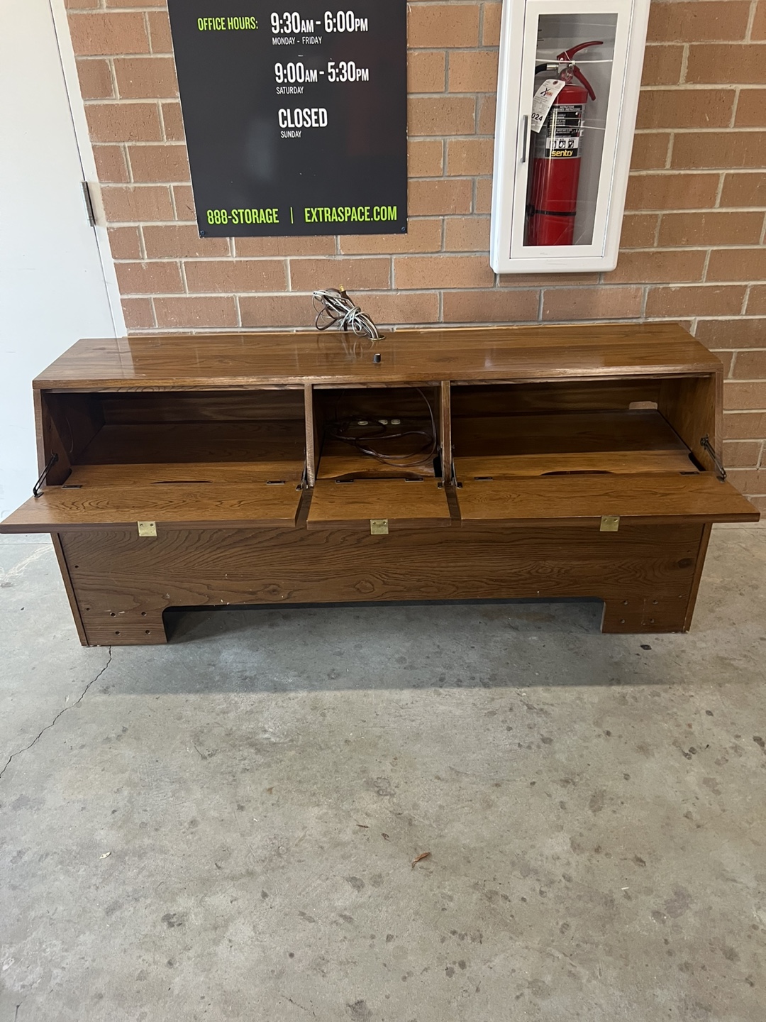 Queen Wooden Storage Cabinet - photo 2