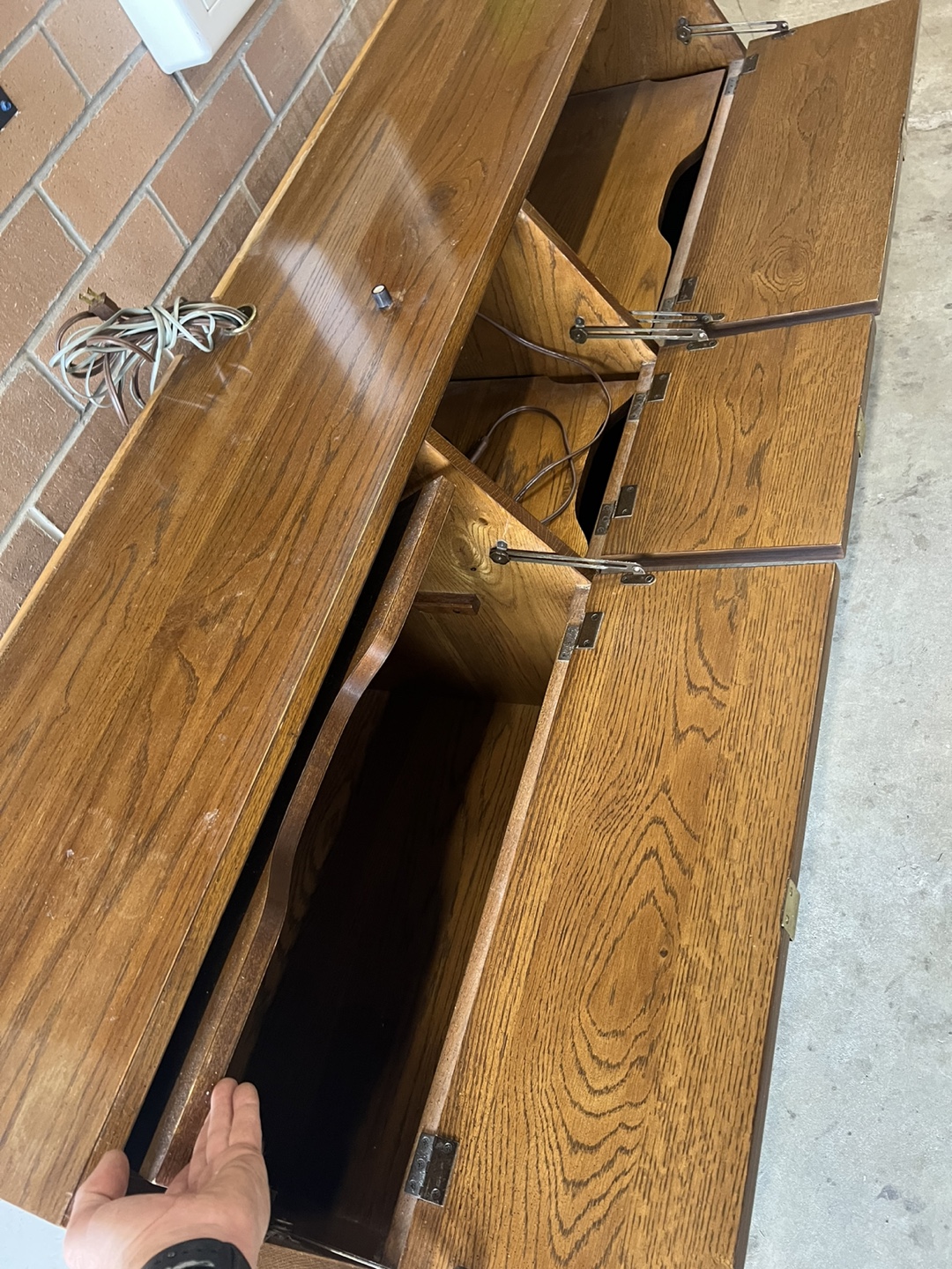 Queen Wooden Storage Cabinet - photo 4