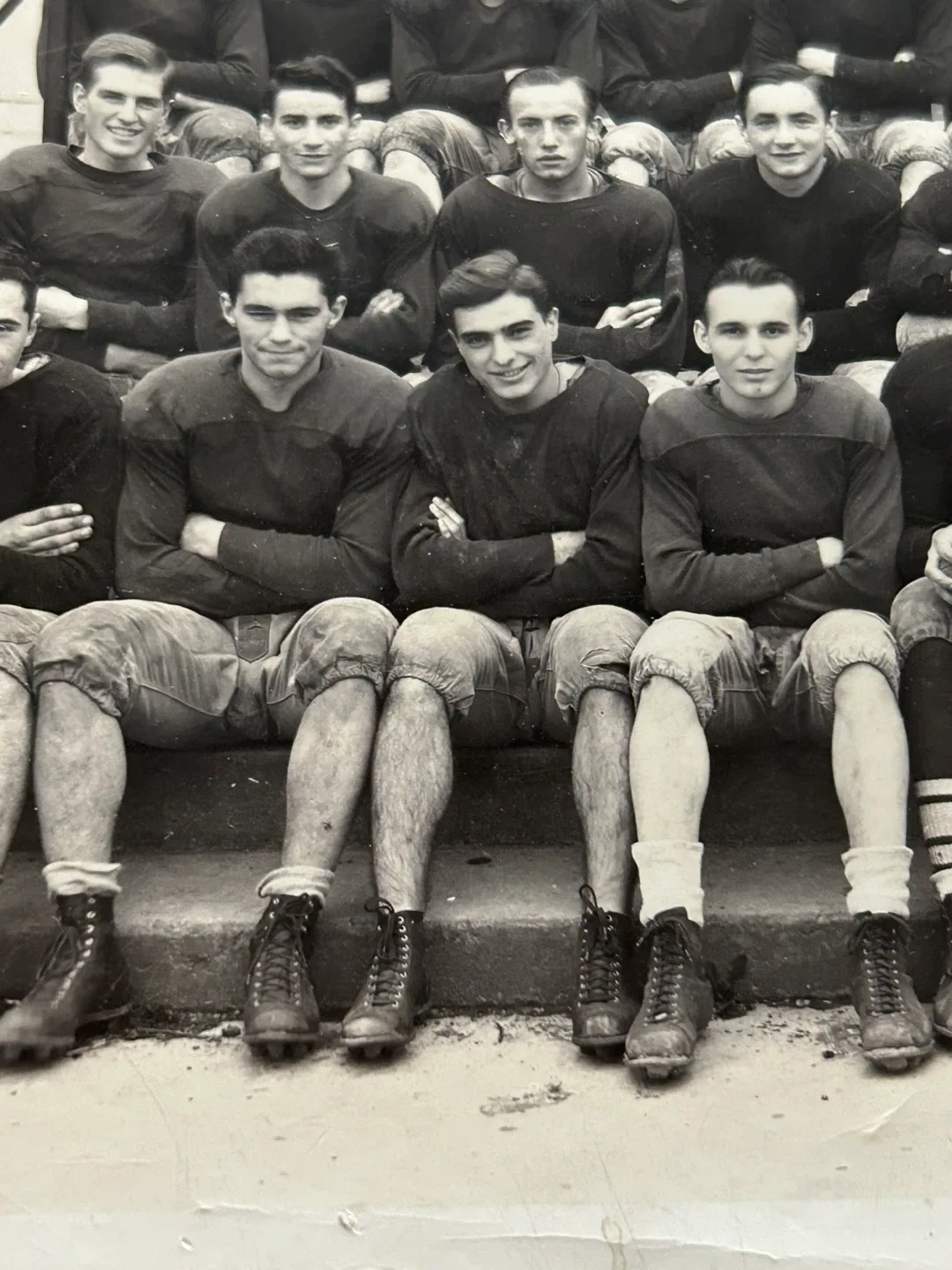 1935 Football team jock college men photo trophy vintage sports image indicator(4)