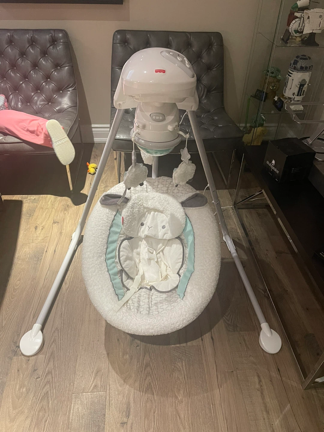 Fisher-Price Sweet Snugapuppy Dreams Cradle 'n Swing