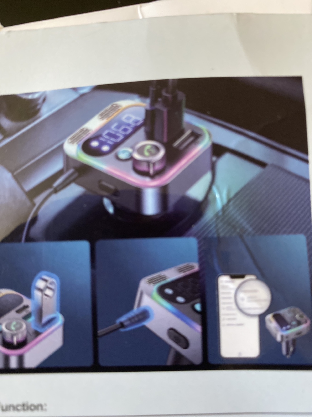 CAR4796A Bluetooth 5.3 FM Transmitter - photo 4