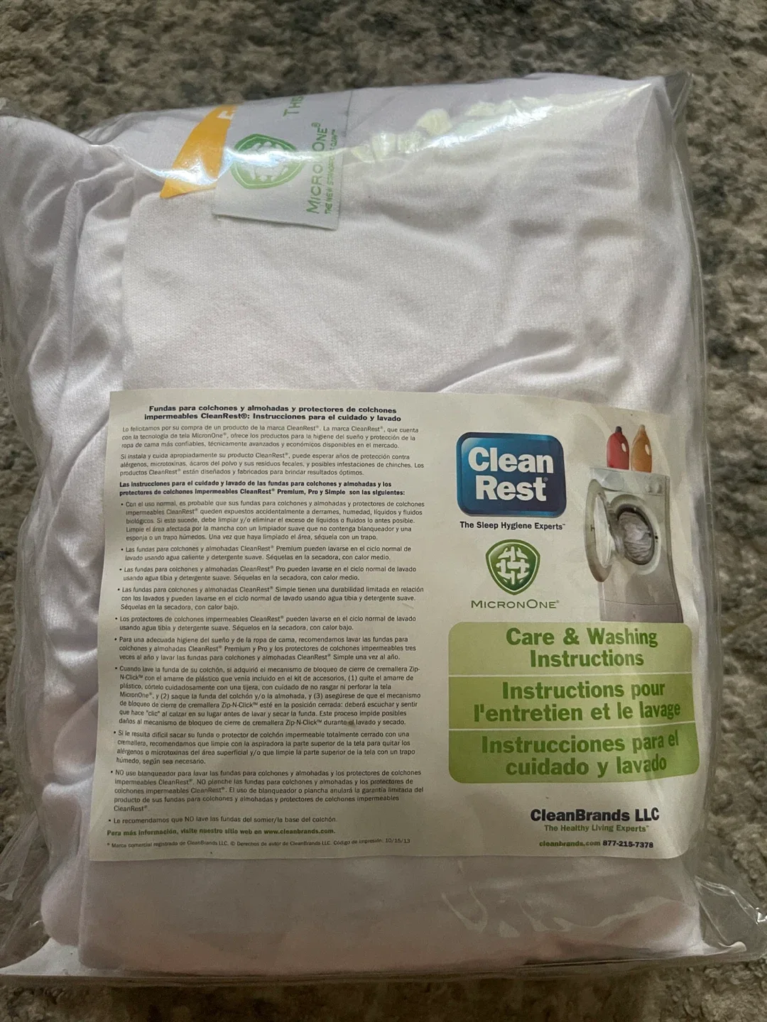 Clean Rest Pro Full Mattress Encasement - NEW image indicator(3)