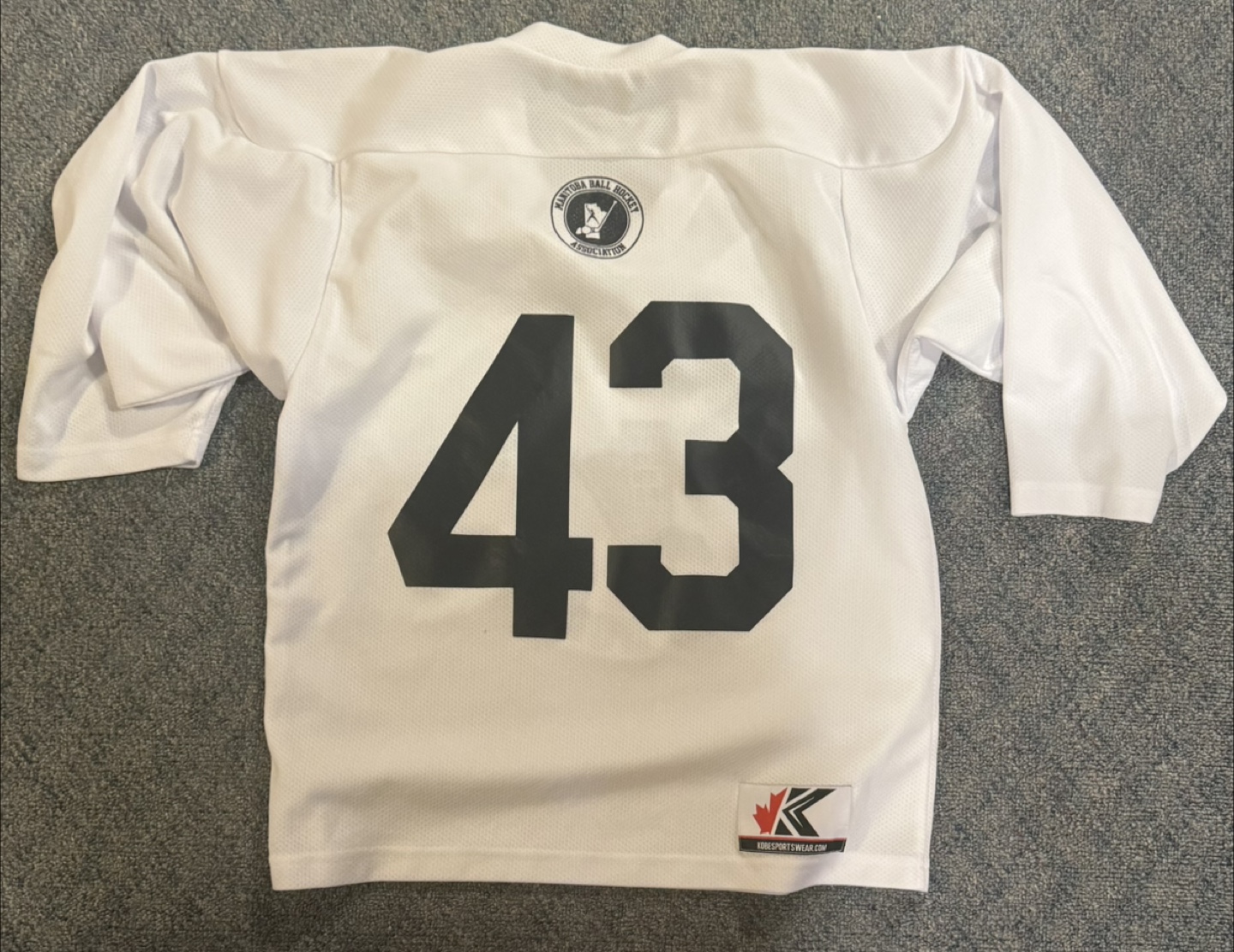 Manitoba Minor Ball Hockey Jersey - Size youth L/G - photo 2