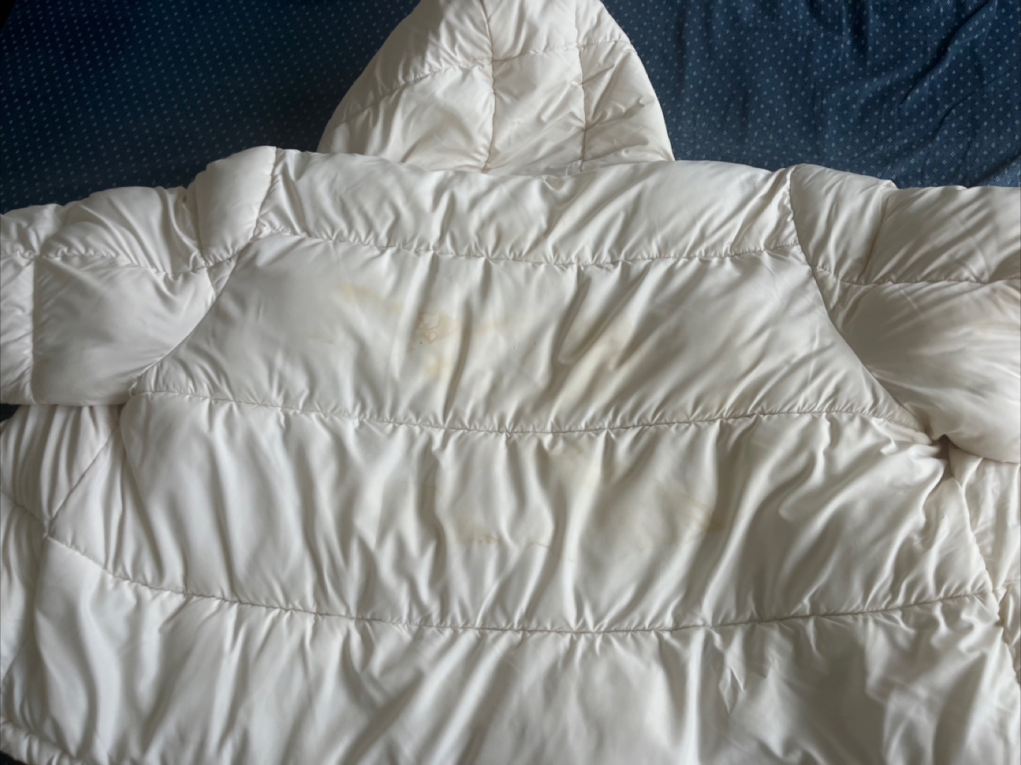 H&M White Puffer Jacket XXL - photo 3