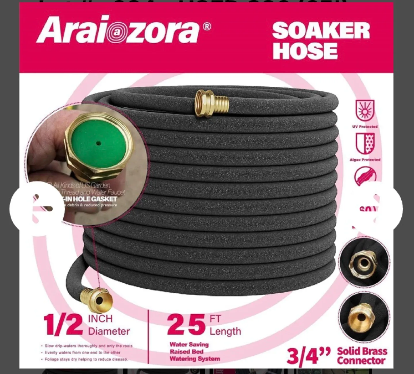 Arai@zora Soaker Hose - 25 ft image indicator(2)
