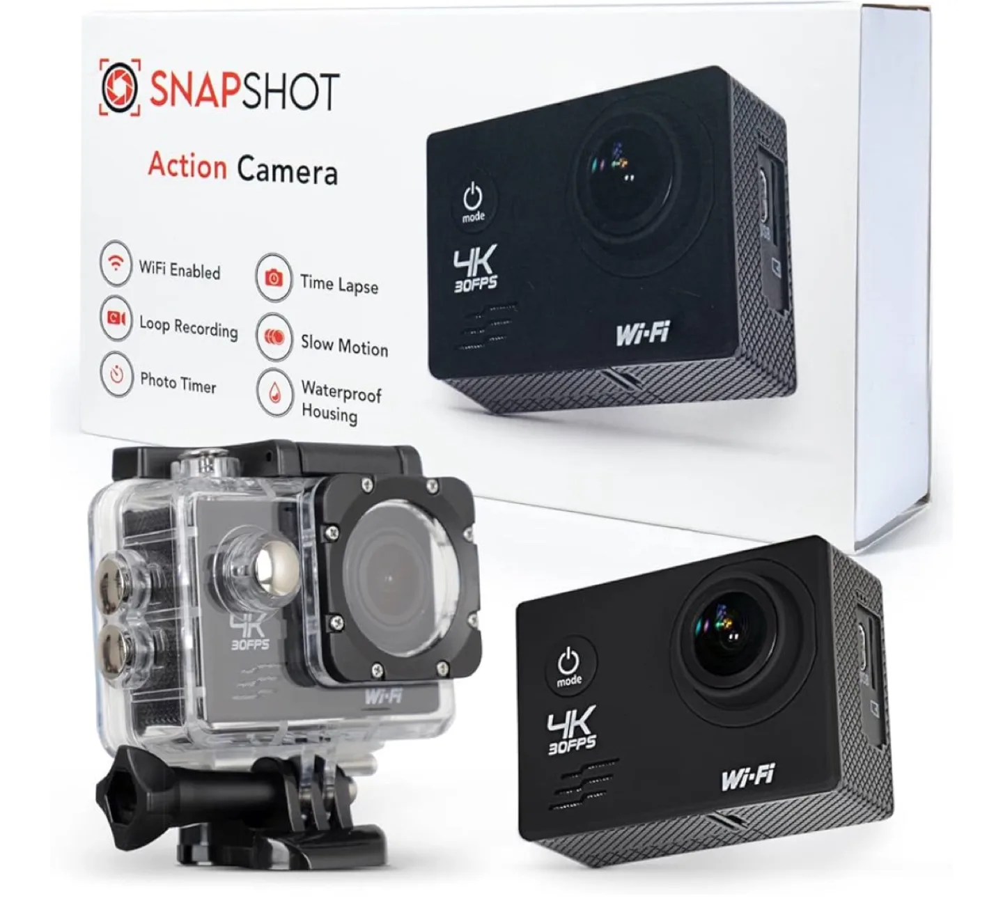 New SNAPSHOT Action Camera 4K HD thumbnail
