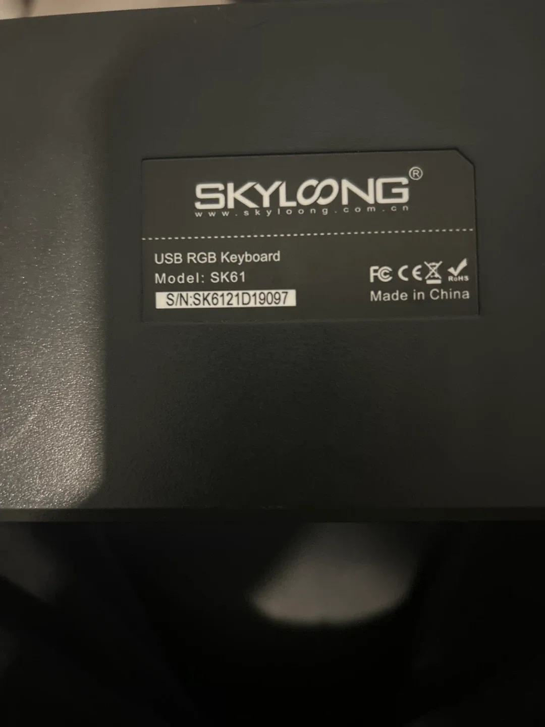 (Trades and cash)Skyloong SK61 USB RGB Keyboard image indicator(2)