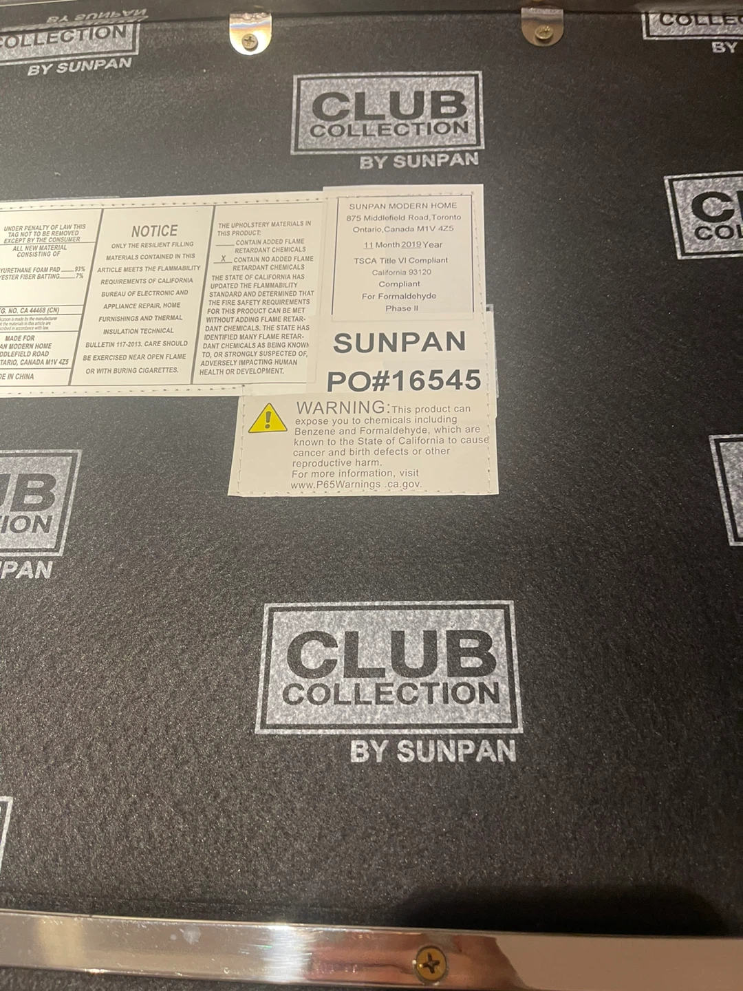 Set of 4 Club Collection by Sunpan Chairs - photo 2