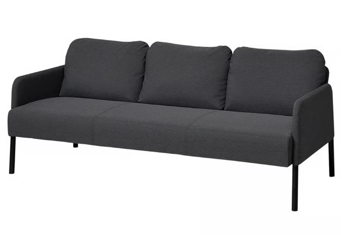 IKEA Finnala 3-seat sofa, Gunnared dark gray