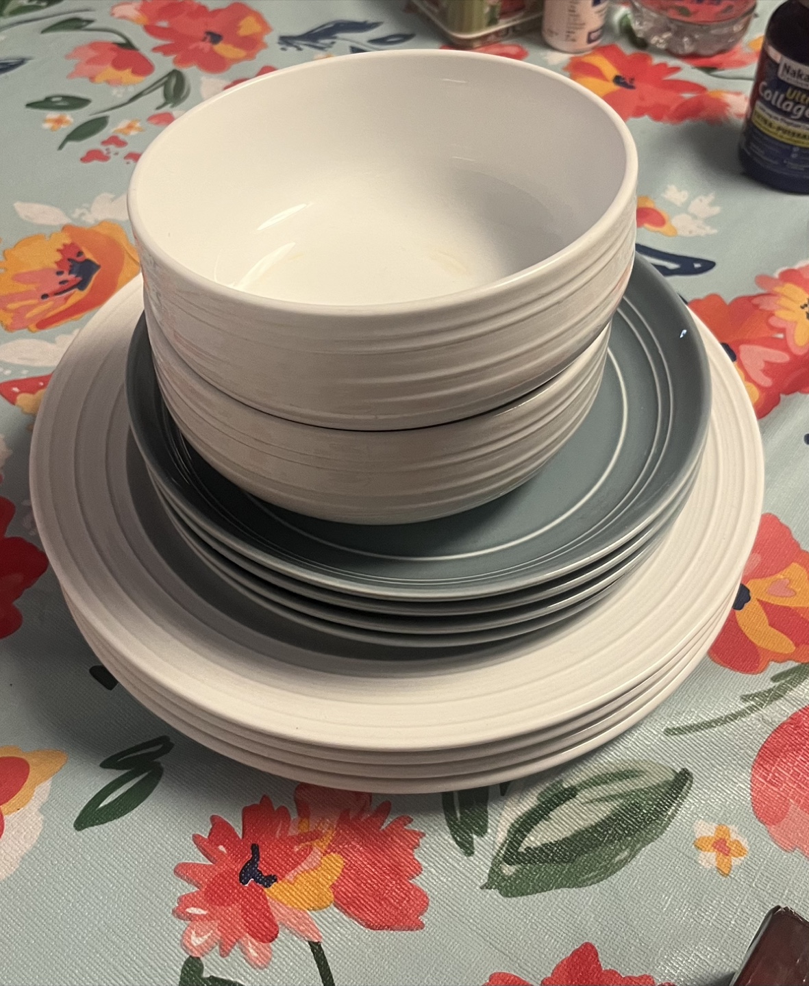 Dishes - White and Blue - photo 3
