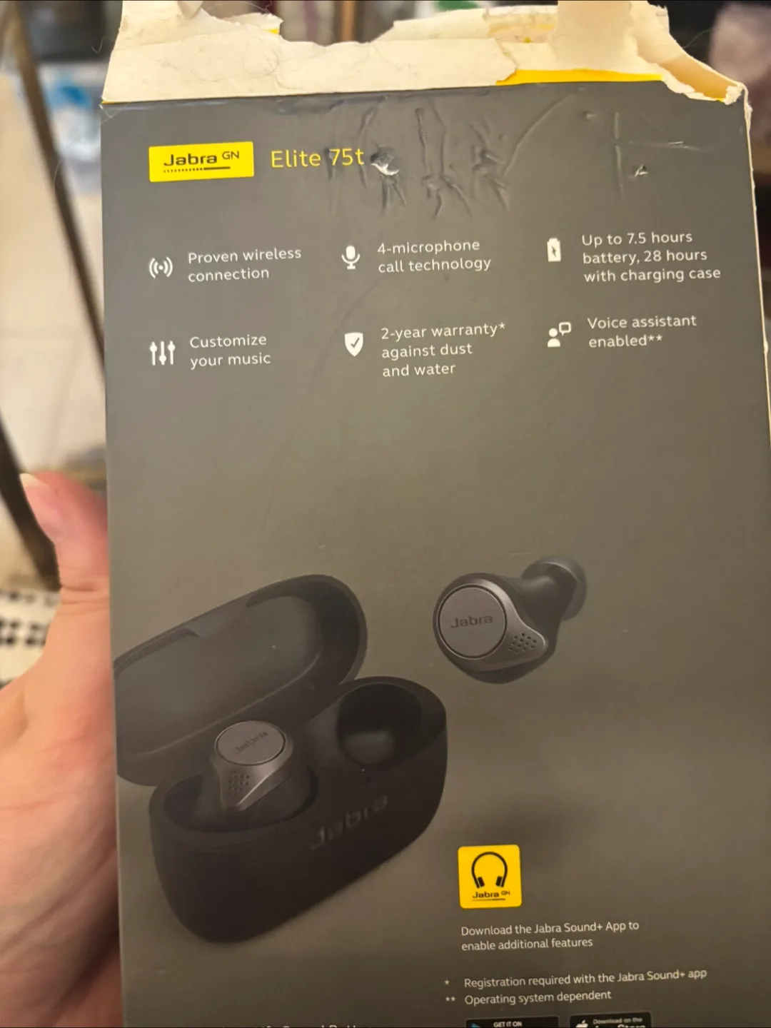 Jabra Elite 75t Wireless Earbuds image indicator(3)
