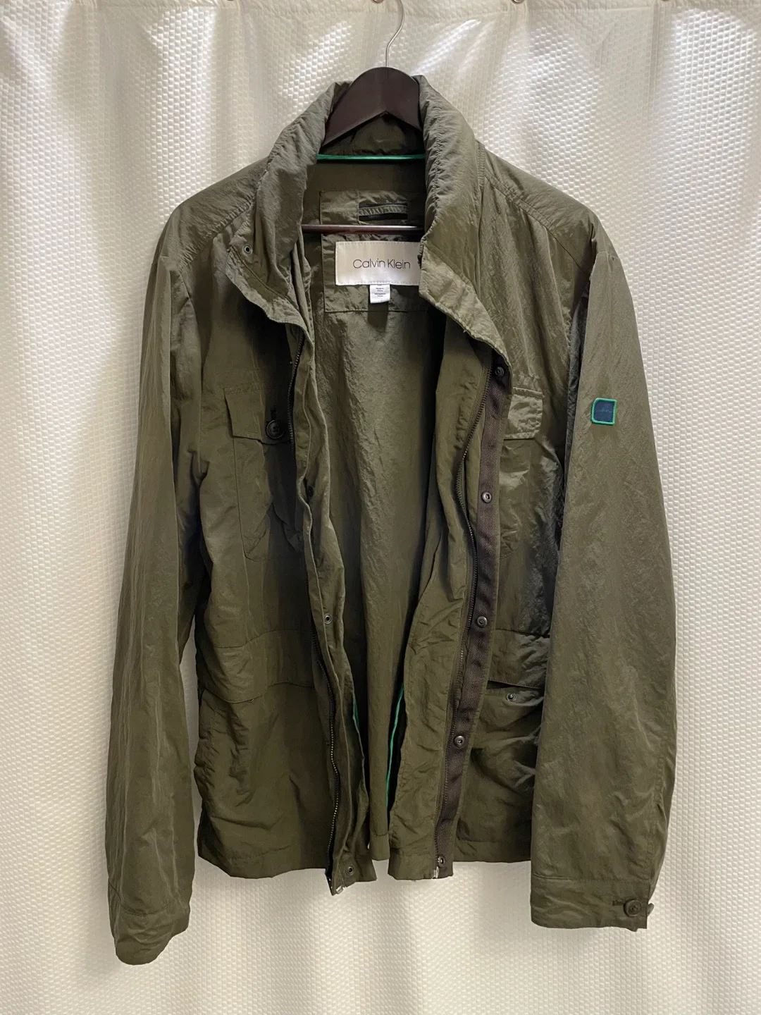 Calvin Klein Olive Green Jacket thumbnail