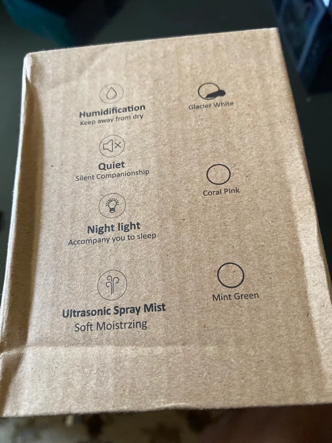 Colorful Egg Humidifier - Glacier White image indicator(4)