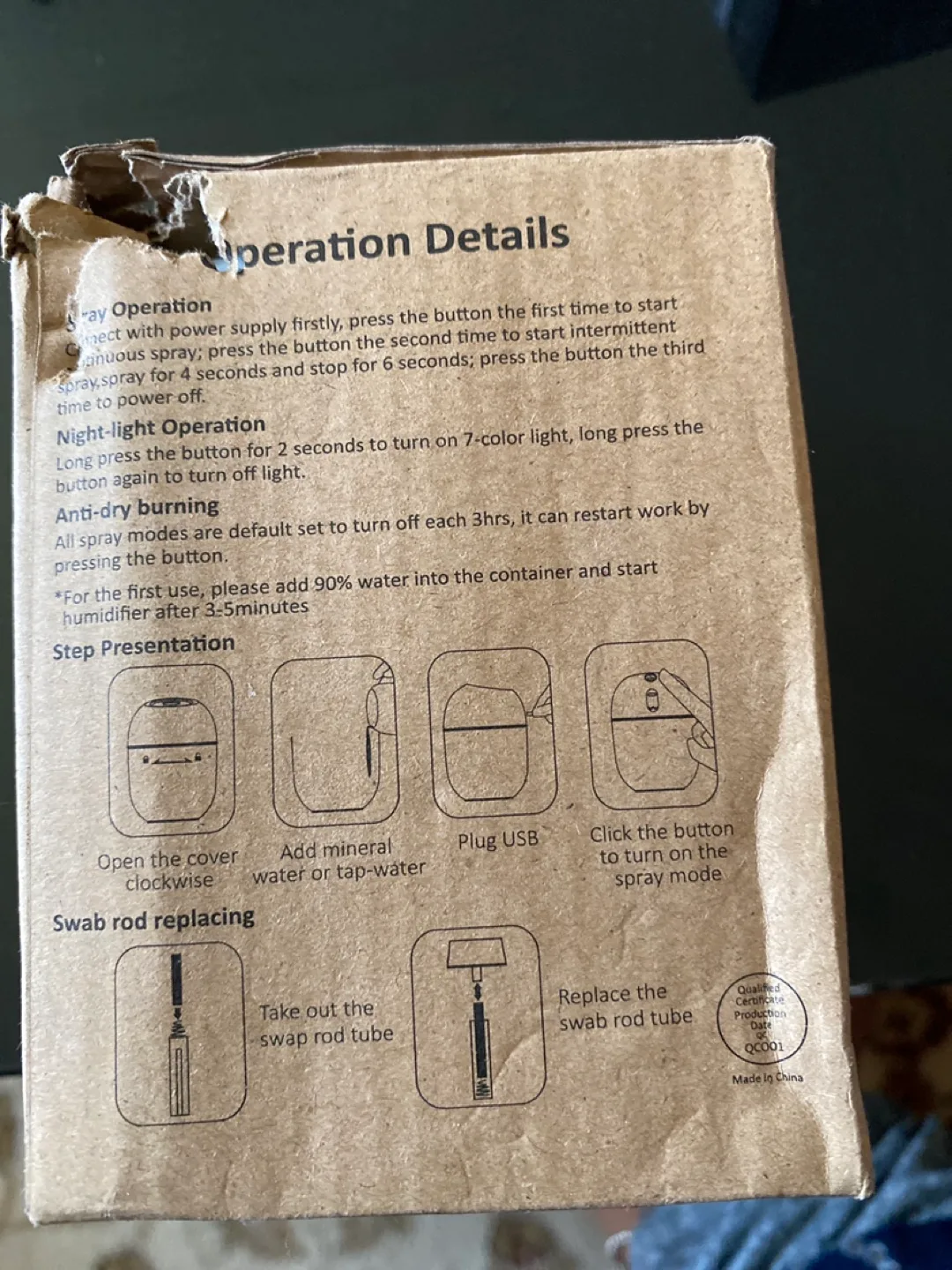 Colorful Egg Humidifier - Glacier White image indicator(5)