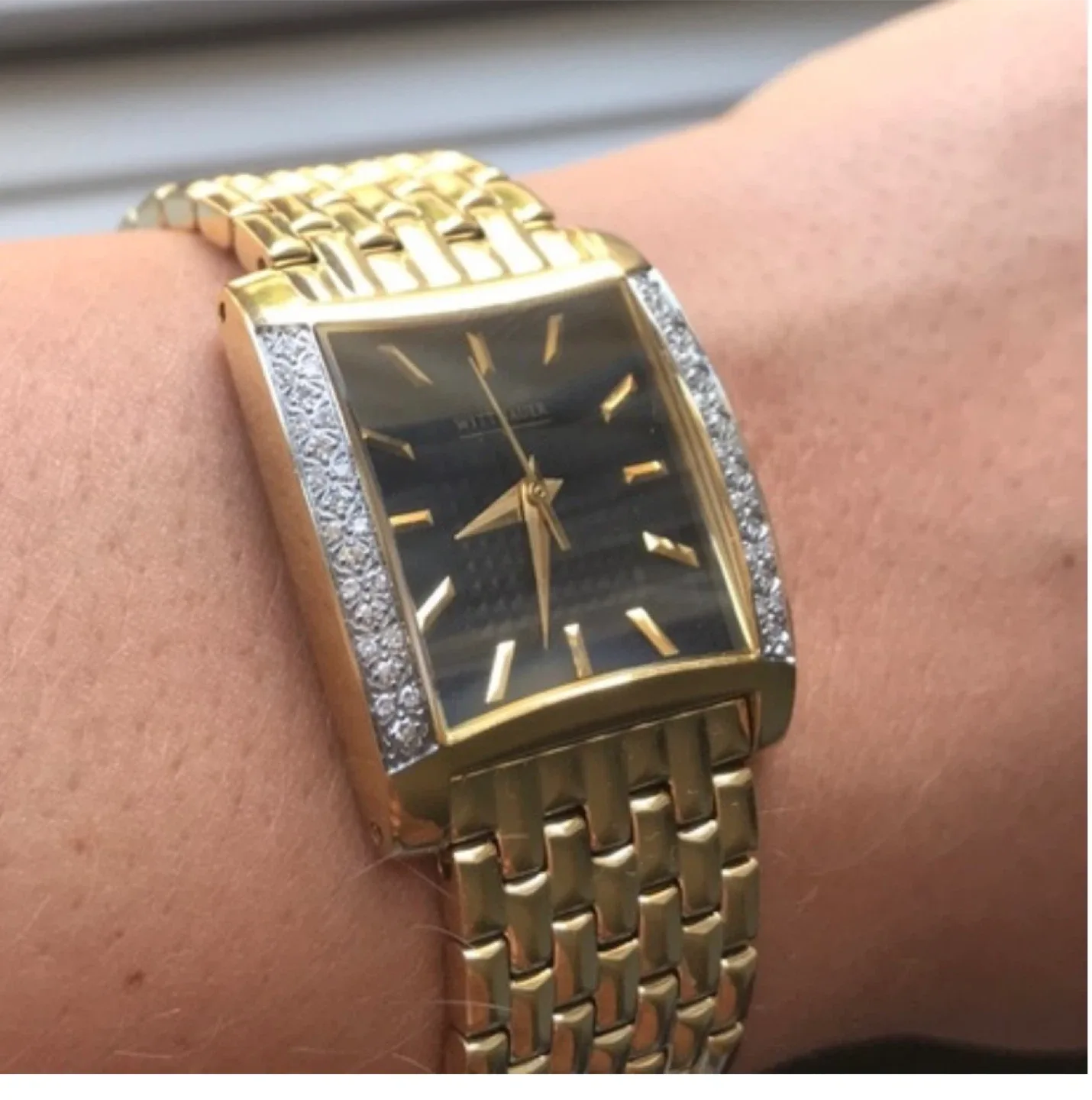 Wittnauer Gold Watch with Diamonds thumbnail