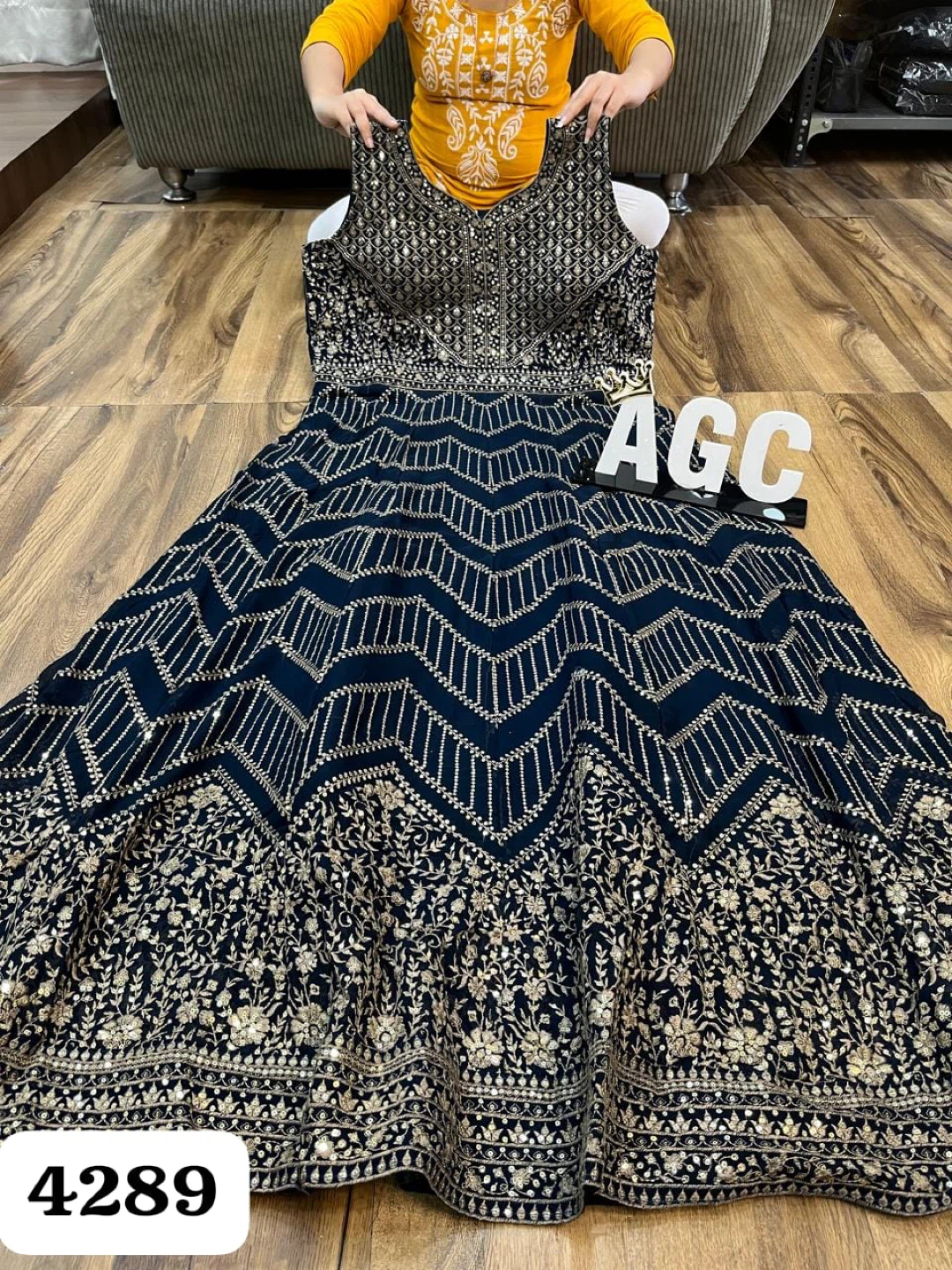 Embroidered Anarkali Dress