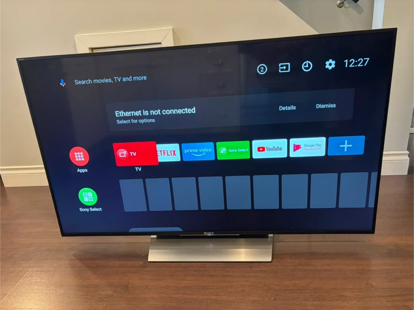 55” Sony 4K HDR Smart TV thumbnail