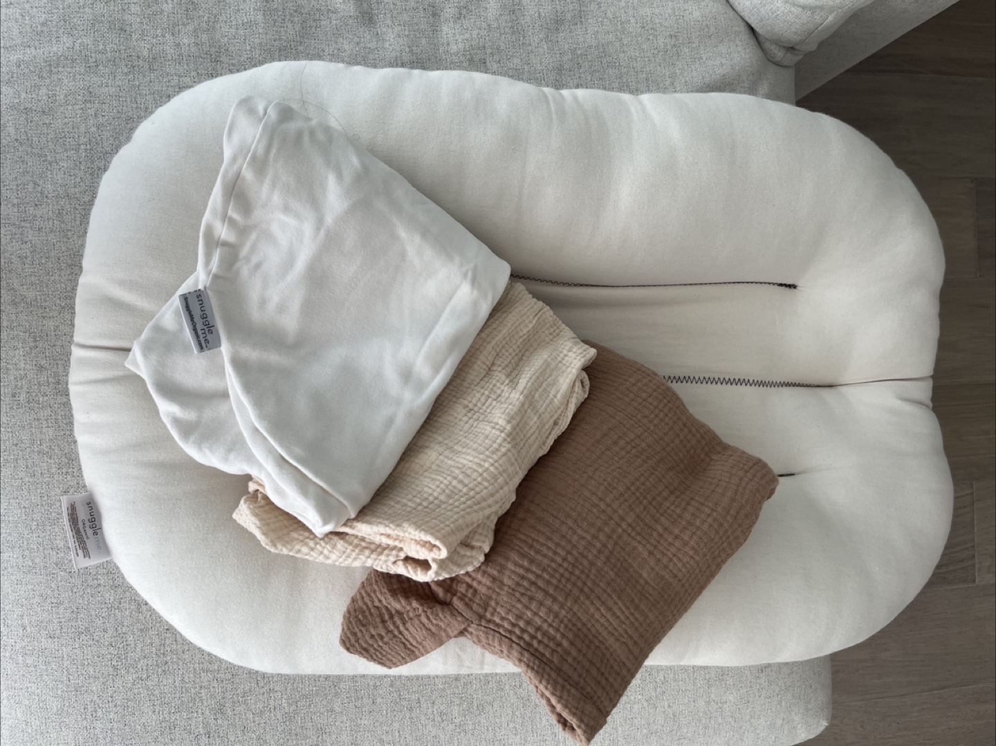 Snuggle Me Organic Infant Lounger + 3 covers - photo 4