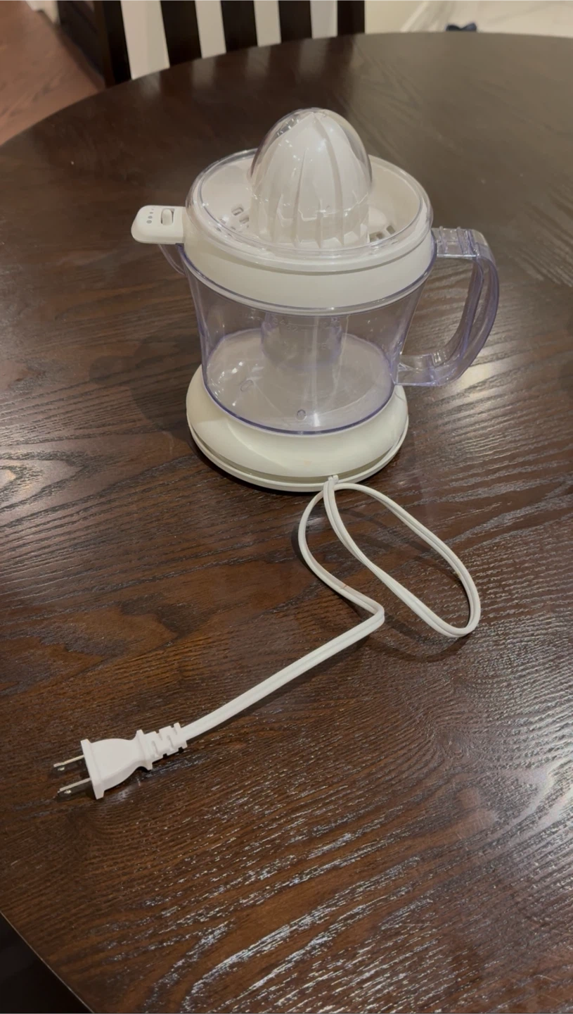 White Electric Citrus Juicer