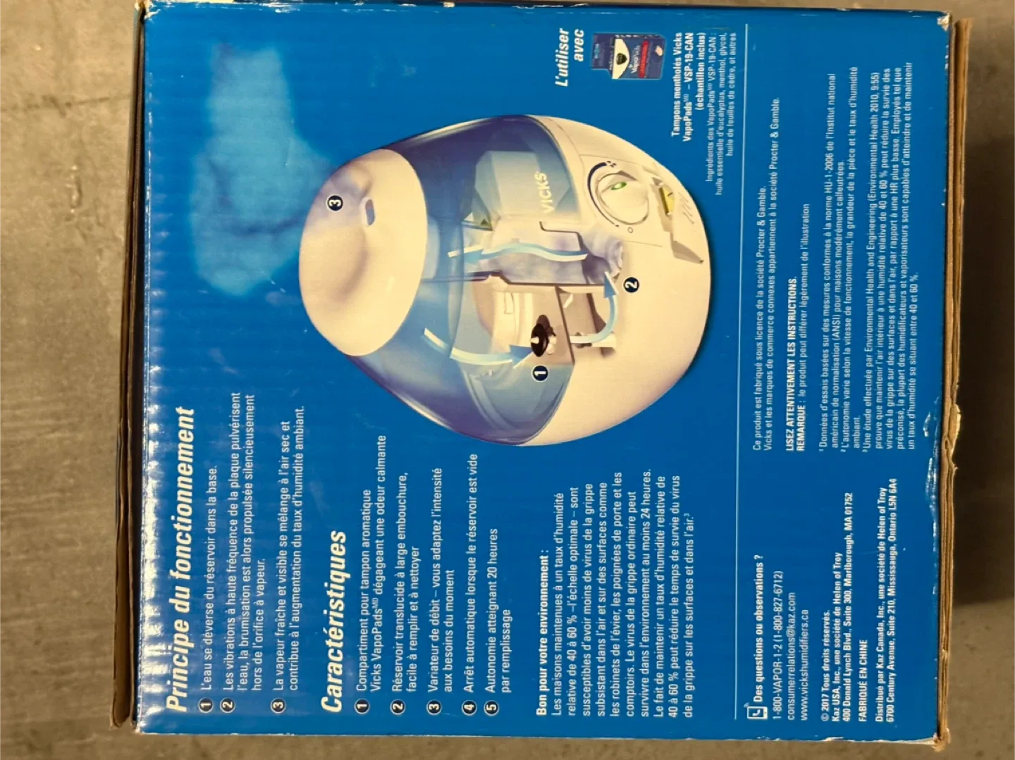 Vicks FilterFree Cool Mist Humidifier image indicator(2)