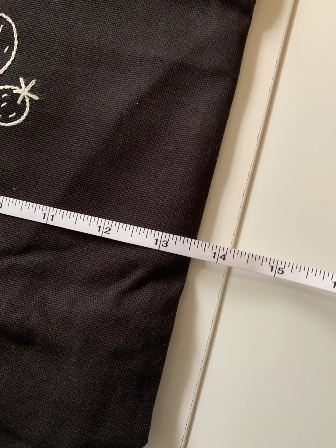 Black Cactus Print Tote Bag image indicator(5)