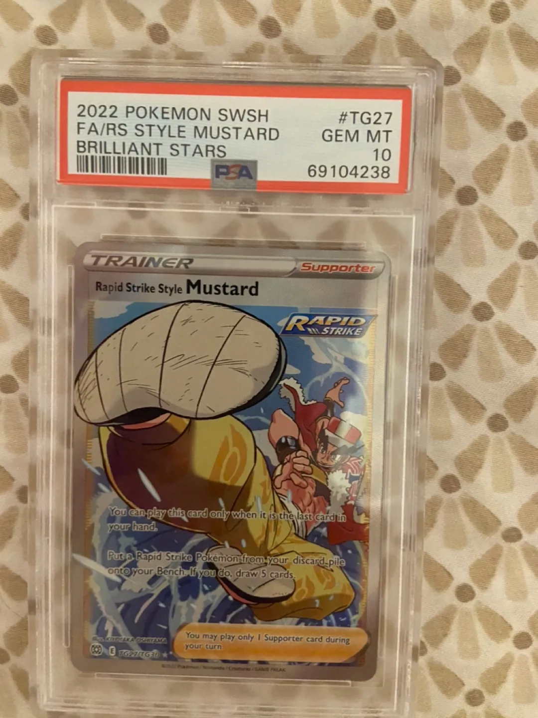 PSA Graded Pokemon Cards - Magikarp, Rayquaza, Mewtwo image indicator(7)