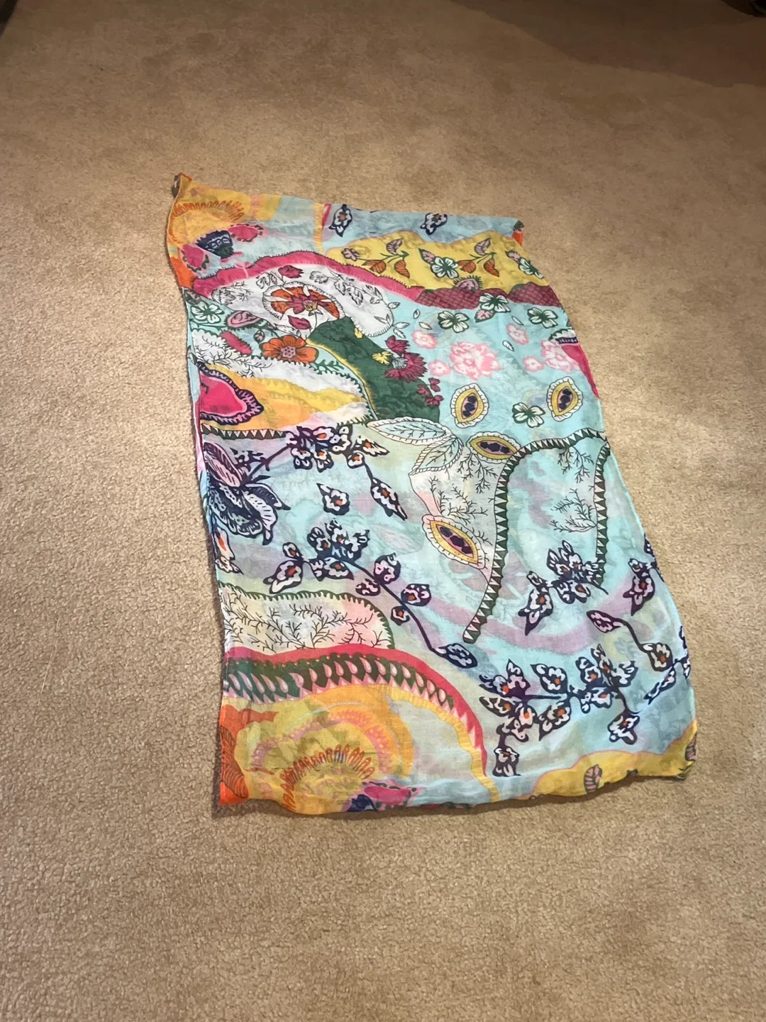 Colorful Patterned Scarf thumbnail