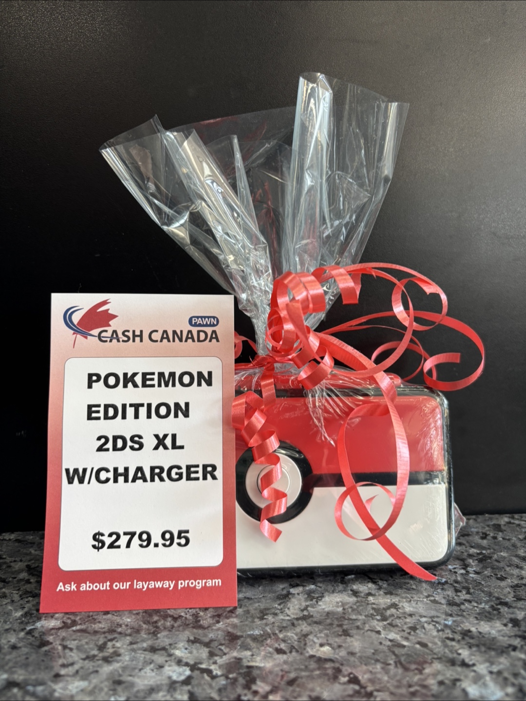 Nintendo 2DS XL Pokemon Edition with Charger