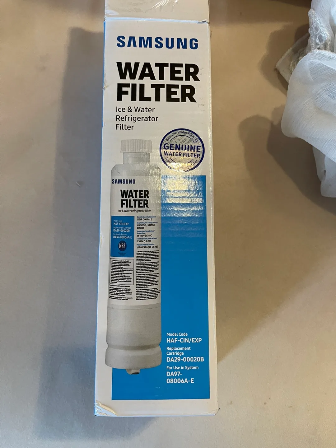 Samsung HAF-CIN/EXP Water Filter - New in Box thumbnail