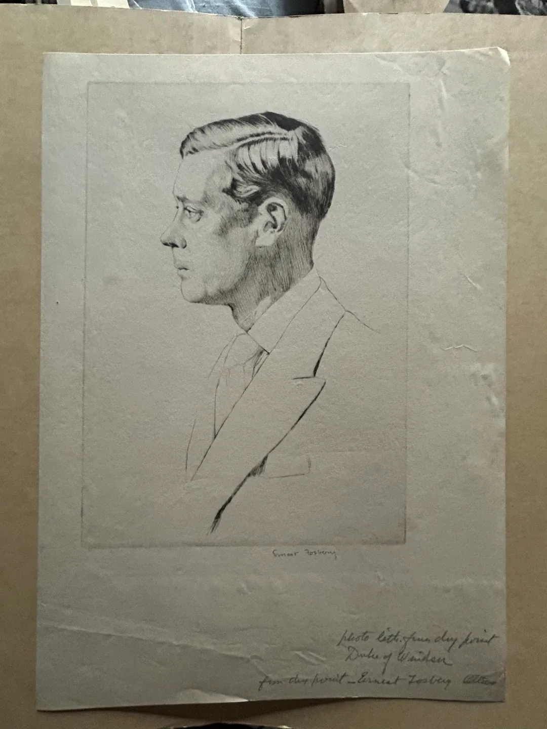 $45 portrait Edward Duke Windsor Canada artist Ernest Fosbery image indicator(5)
