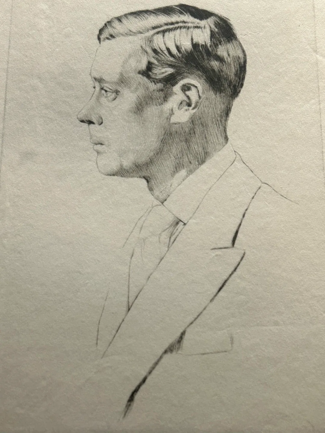 $45 portrait Edward Duke Windsor Canada artist Ernest Fosbery thumbnail