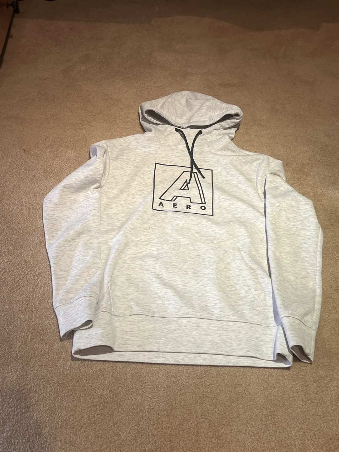 Aeropostale Light Grey Hoodie thumbnail