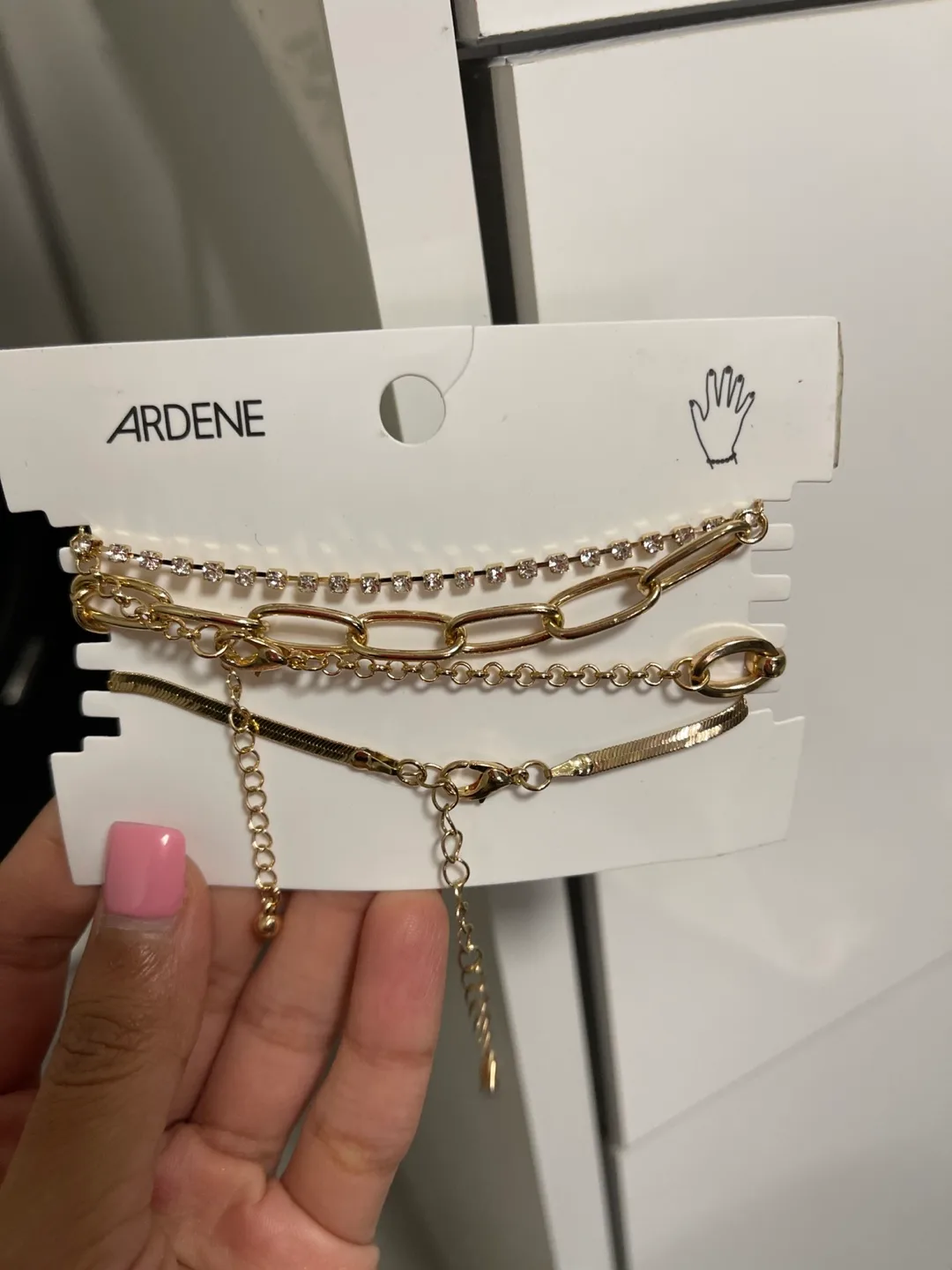 Ardene Gold Layered Chain Necklace thumbnail