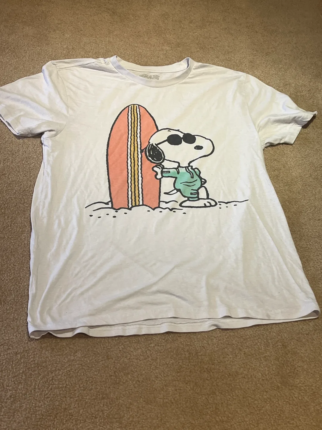 Snoopy Surfboard Graphic T-Shirt thumbnail