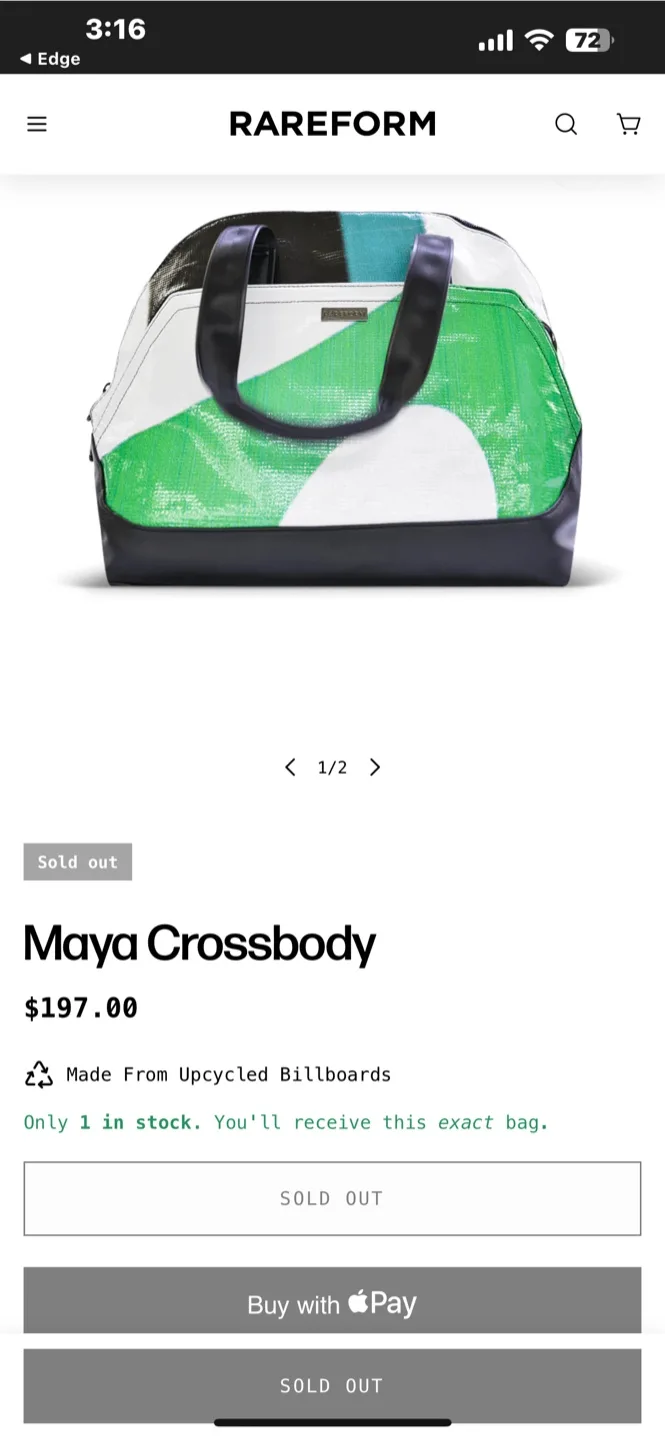 Back to school Crossbody Bag Rareform Maya image indicator(5)