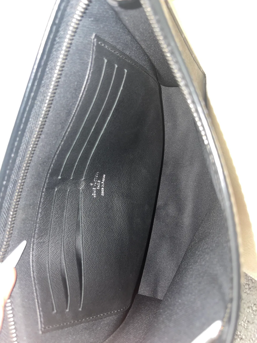 Louis Vuitton Monogram Eclipse Pochette Voyage image indicator(4)