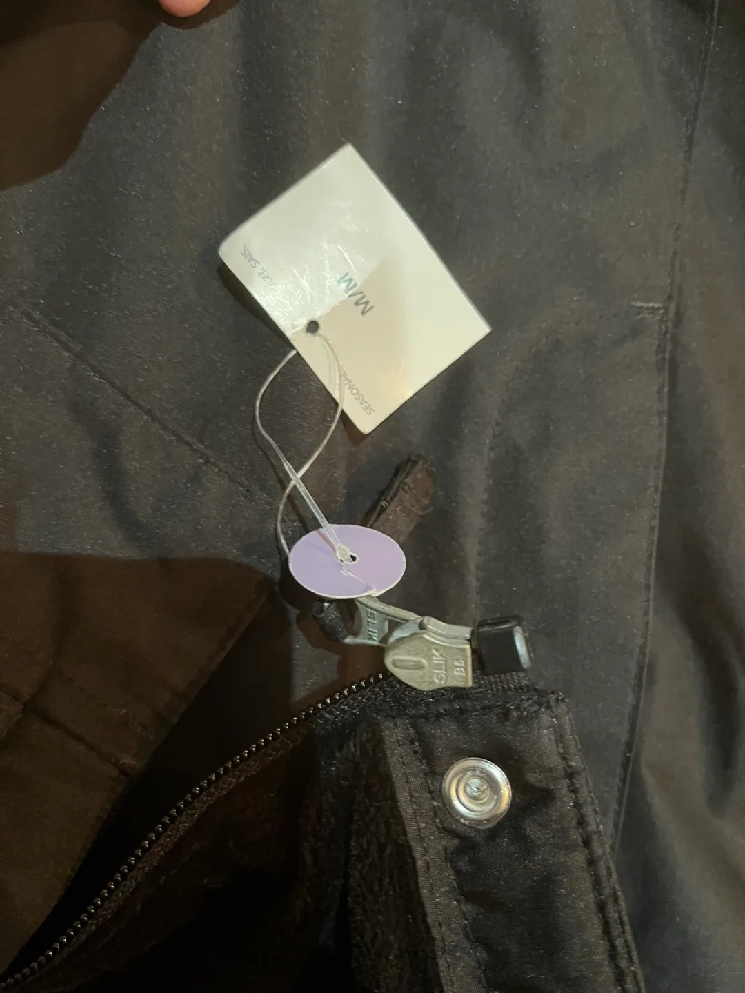 George Black Hooded Rain Jacket - Size M/M image indicator(4)